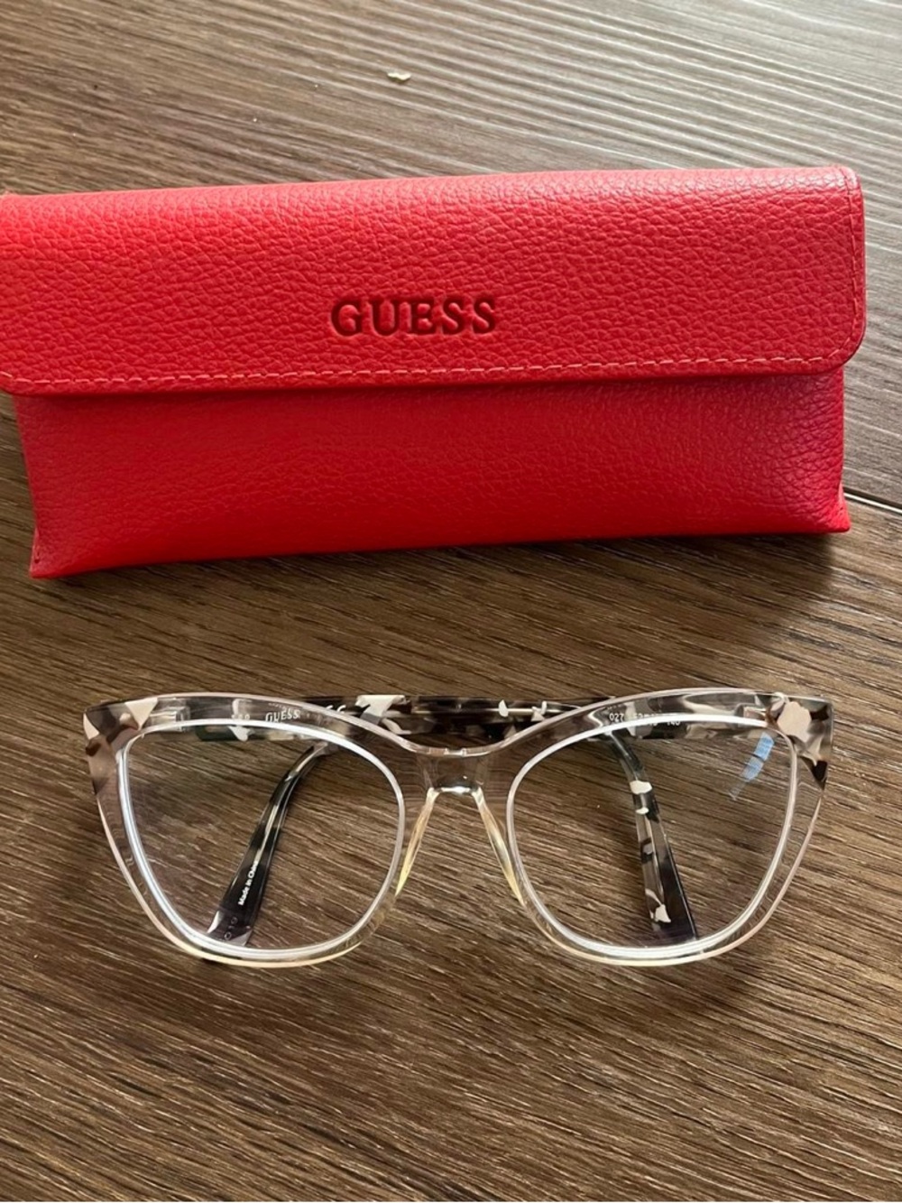 Guess GU 2674 Clear Gray Cat Eye Glasses